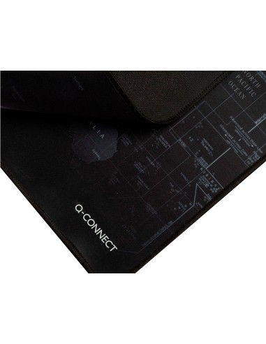 Alfombrilla para raton q-connect xxl negra con...