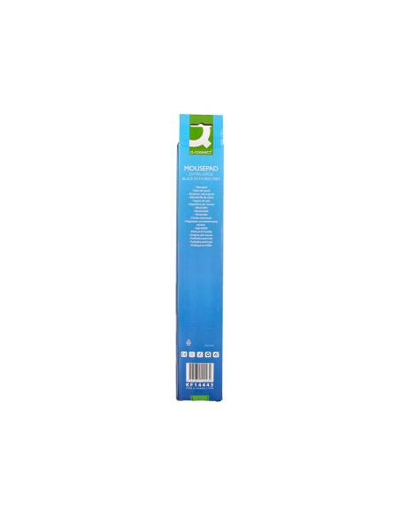 Alfombrilla para raton q-connect xxl negra con borde rojo 900x400 mm