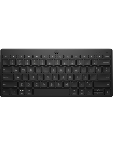 Teclado hp 355 multidispositivo bluetooth inalambrico color negro