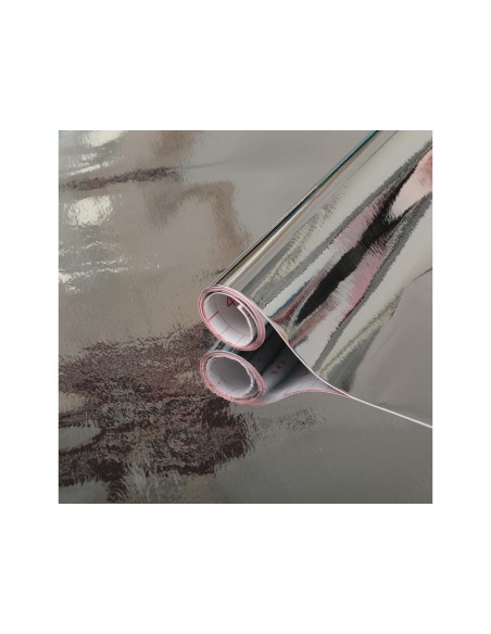 Rollo adhesivo d-c-fix plata brillo ancho 45 cm largo 15 m
