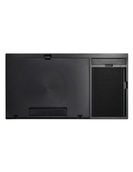 Soporte q-connect ancho para portatil movil raton hasta 17\" ajustable 7 angulos diferentes color negro