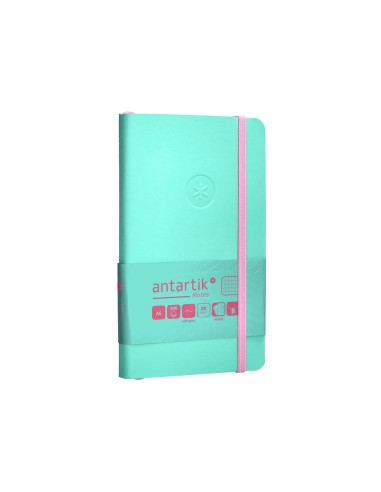 Cuaderno con gomilla antartik notes tapa blanda...