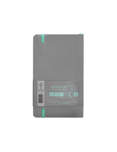 Cuaderno con gomilla antartik notes tapa blanda...