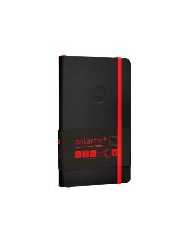 Cuaderno con gomilla antartik notes tapa blanda...