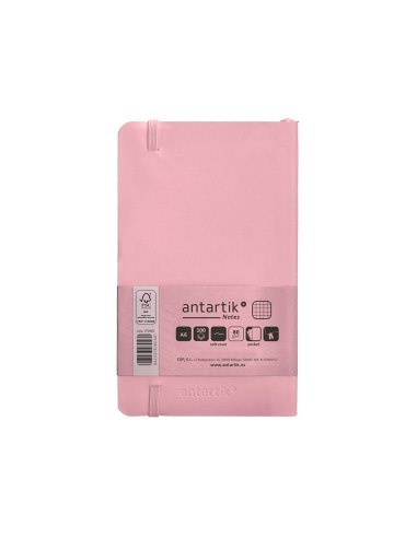 Cuaderno con gomilla antartik notes tapa blanda...