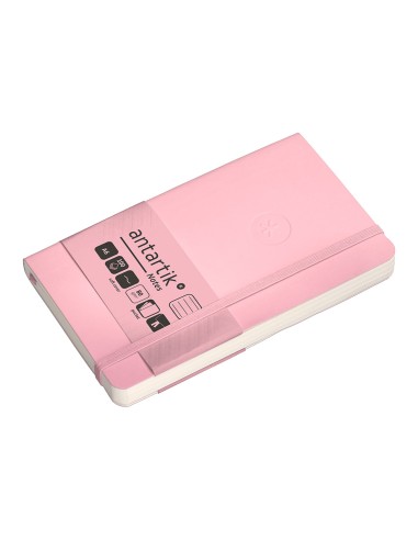 Cuaderno con gomilla antartik notes tapa blanda...