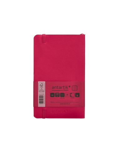 Cuaderno con gomilla antartik notes tapa blanda...