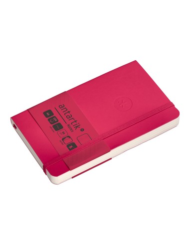Cuaderno con gomilla antartik notes tapa blanda...