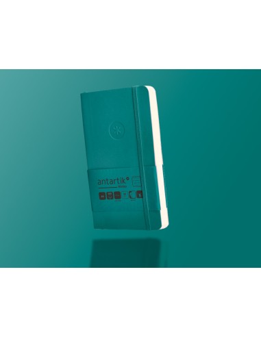 Cuaderno con gomilla antartik notes tapa blanda...