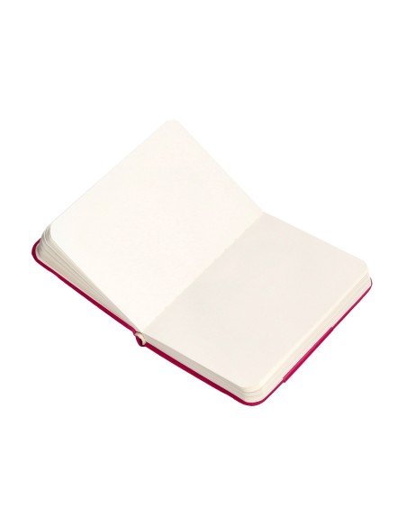 Cuaderno con gomilla antartik notes tapa dura a7 hojas lisas burdeos 80 hojas 80 gr fsc
