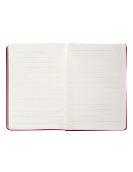 Cuaderno con gomilla antartik notes tapa dura a5 hojas rayas burdeos 100 hojas 80 gr fsc