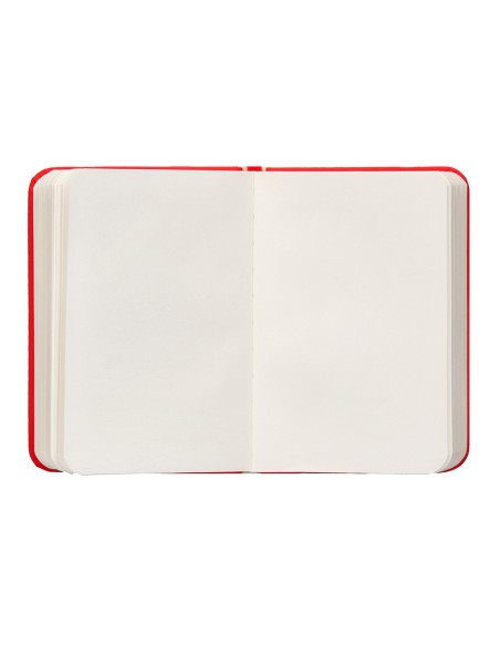 Cuaderno con gomilla antartik notes tapa dura a7 hojas lisas rojo 80 hojas 80 gr fsc