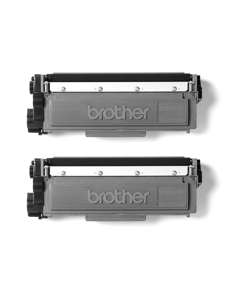 Toner brother tn-2320 dcpl2520dw /2540d/ mfcl2700dw / 2720dw / 2740dw negro 2600 paginas pack 2 unidades