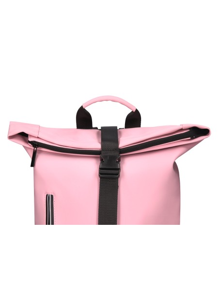 Mochila antartik roll pack waterproof enrollable gran capacidad rosa 480x130x280mm