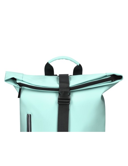Mochila antartik roll pack waterproof enrollable gran capacidad turquesa 480x130x280mm