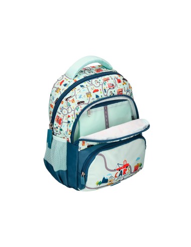 Mochila escolar liderpapel multibolsillo...