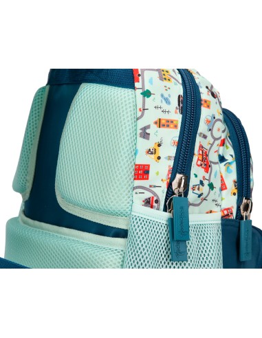 Mochila escolar liderpapel multibolsillo...