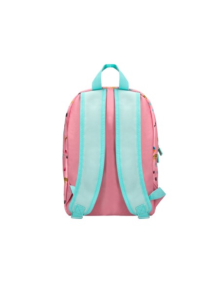 Mochila escolar liderpapel safari infantil rosa cebra 330x110x250