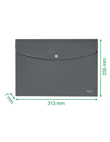 Carpeta leitz recycle portadocumentos broche din a4 polipropileno amarillo