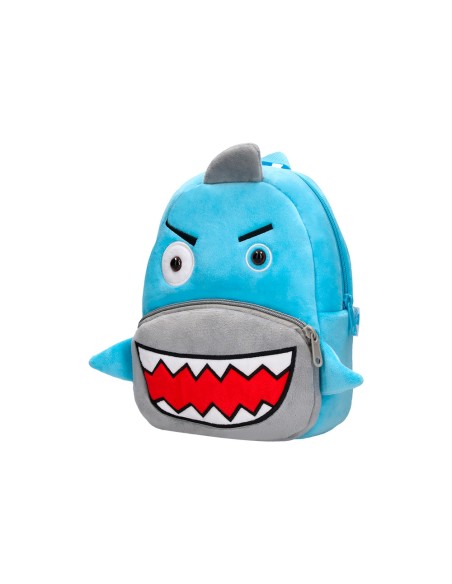 Mochila preescolar liderpapel peluche infantil tiburon 260x100x240 mm