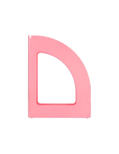 Revistero plastico q-connect color rosa pastel 320x250x80 mm