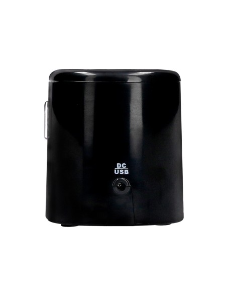 Sacapuntas q-connect kf14568 electrico de sobremesa cable usb/4 pilas aa afila cuchilla diametros de 6 a 12mm dos usos