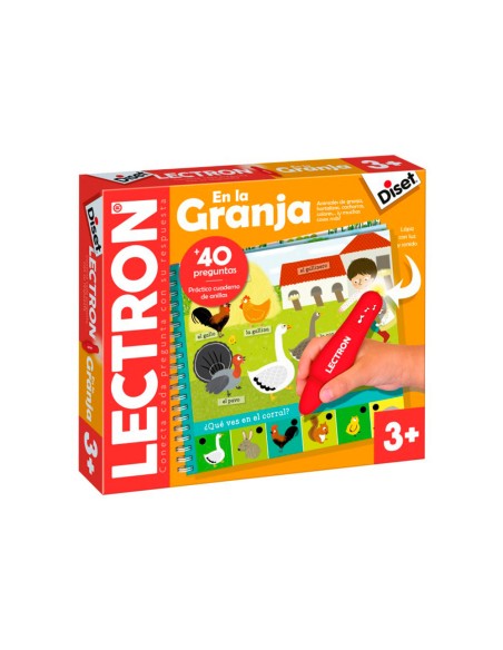 Juego diset didactico lectron en la granja