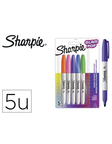 Rotulador sharpie permanente fino glam pop...