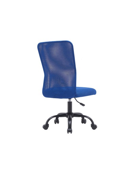 Silla q-connect oficina parma malla sin reposabrazos alt max 990 anc 480 prof 590 color azul