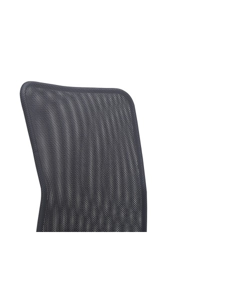 Silla q-connect oficina parma malla sin reposabrazos alt max 990 anc 480 prof 590 color negro