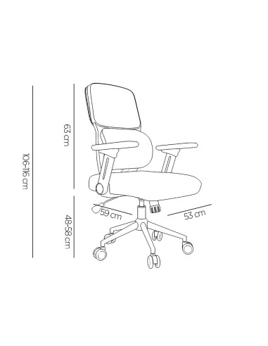 Silla q-connect oficina lucca malla base...