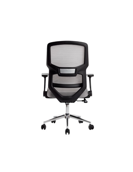 Silla q-connect oficina lucca malla base metalica alt max 1090 anc 700 prof 650 ruedas premium color negro gris