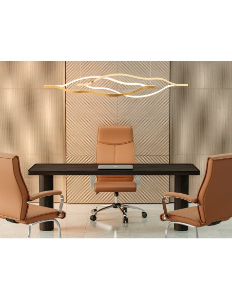 Silla q-connect direccion mode na simil piel base metalica alt max 1220 anc 510 prof 490 mm ruedas premium color crema