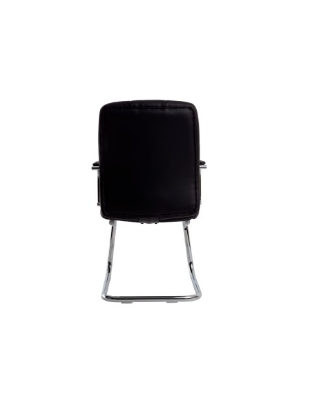 Silla q-connect escritorio pia ve simil piel base metalica alt max 1050 anc 610 prof 680 color negro