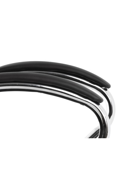 Silla q-connect direccion vero na simil piel base metalica alt max 1210 anc 650 prof 730 mm ruedas premium color negro