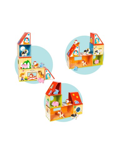 Juego goula didactico mi primera granja