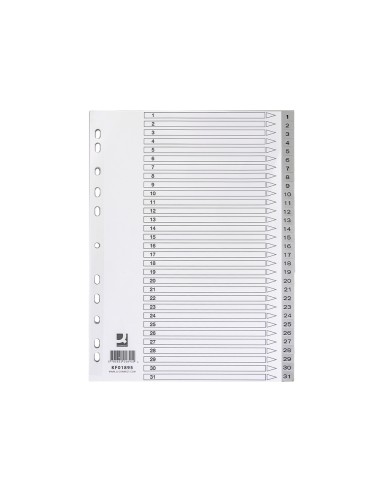 Separador numerico q-connect plastico 1-31...