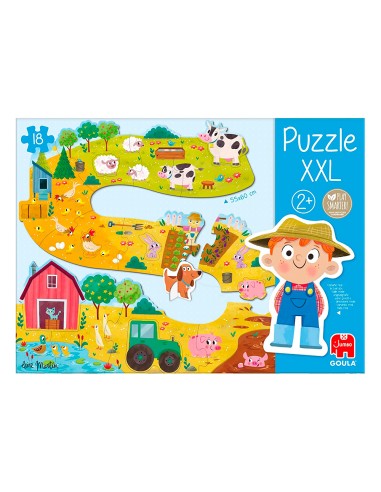 Puzle goula xxl granja 18 piezas