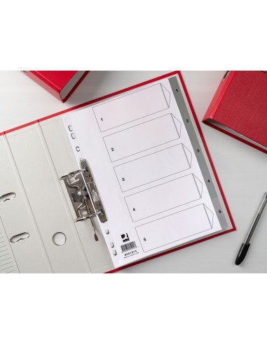Separador numerico q-connect plastico 1-5 juego...