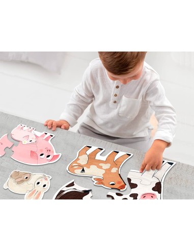 Puzle goula xxl mamas y bebes 14 piezas