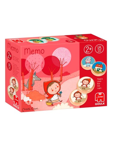 Juego goula didactico memo caperucita roja