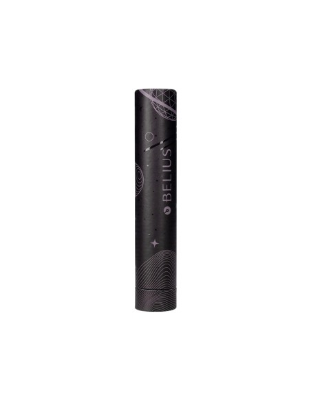 Boligrafo belius rocket b aluminio color minimalista negro tinta azul caja cilindrica