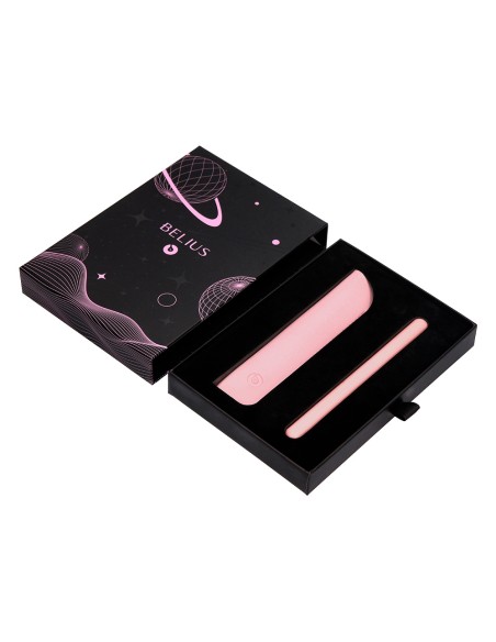 Roller y funda de similpiel belius space b color minimalista rosa tinta azul caja de diseño