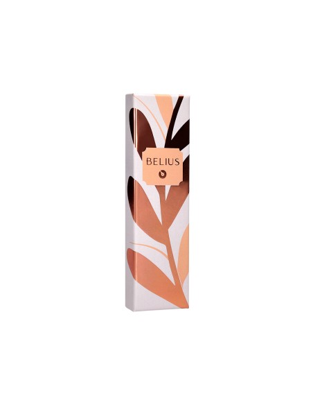 Boligrafo belius rose aluminio color naranja/oro rosa tinta azul caja de diseño
