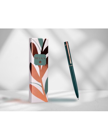 Boligrafo belius rose aluminio color verde...
