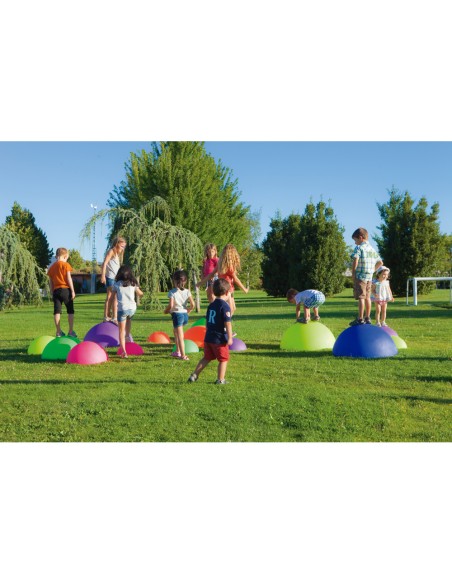 Semi esfera equilibrio amaya termoplastico antideslizante pack de 4 unidades varios tamaños colores surtidos