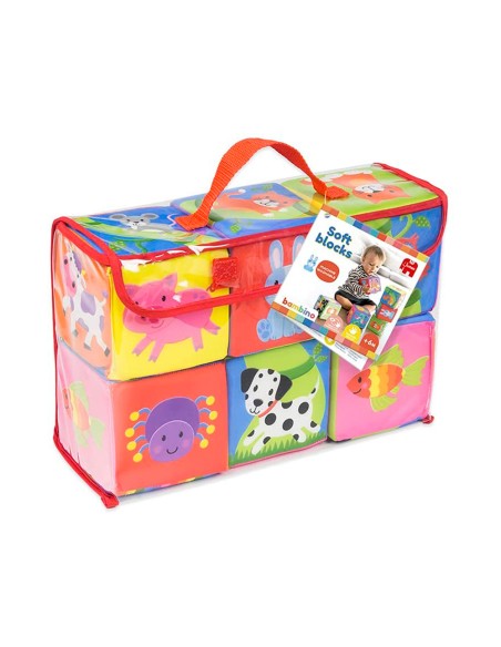 Juego diset de mesa bloques blanditos