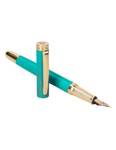 Pluma belius soiree aluminio color art deco...