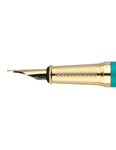 Pluma belius soiree aluminio color art deco...