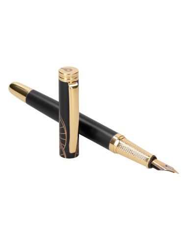 Pluma belius soiree aluminio color art deco...